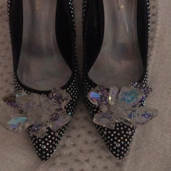 Crystal Embellished heels - Picture 2 of 3